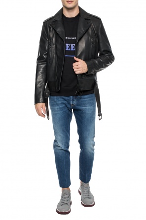 Sweatshirt with a printed inscription and logo, zdjęcie 2 Sweatshirt with a printed inscription and logo od Golden Goose